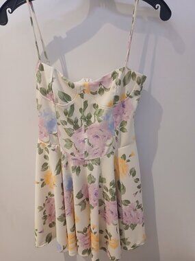 ZARA Floral Slip Dress